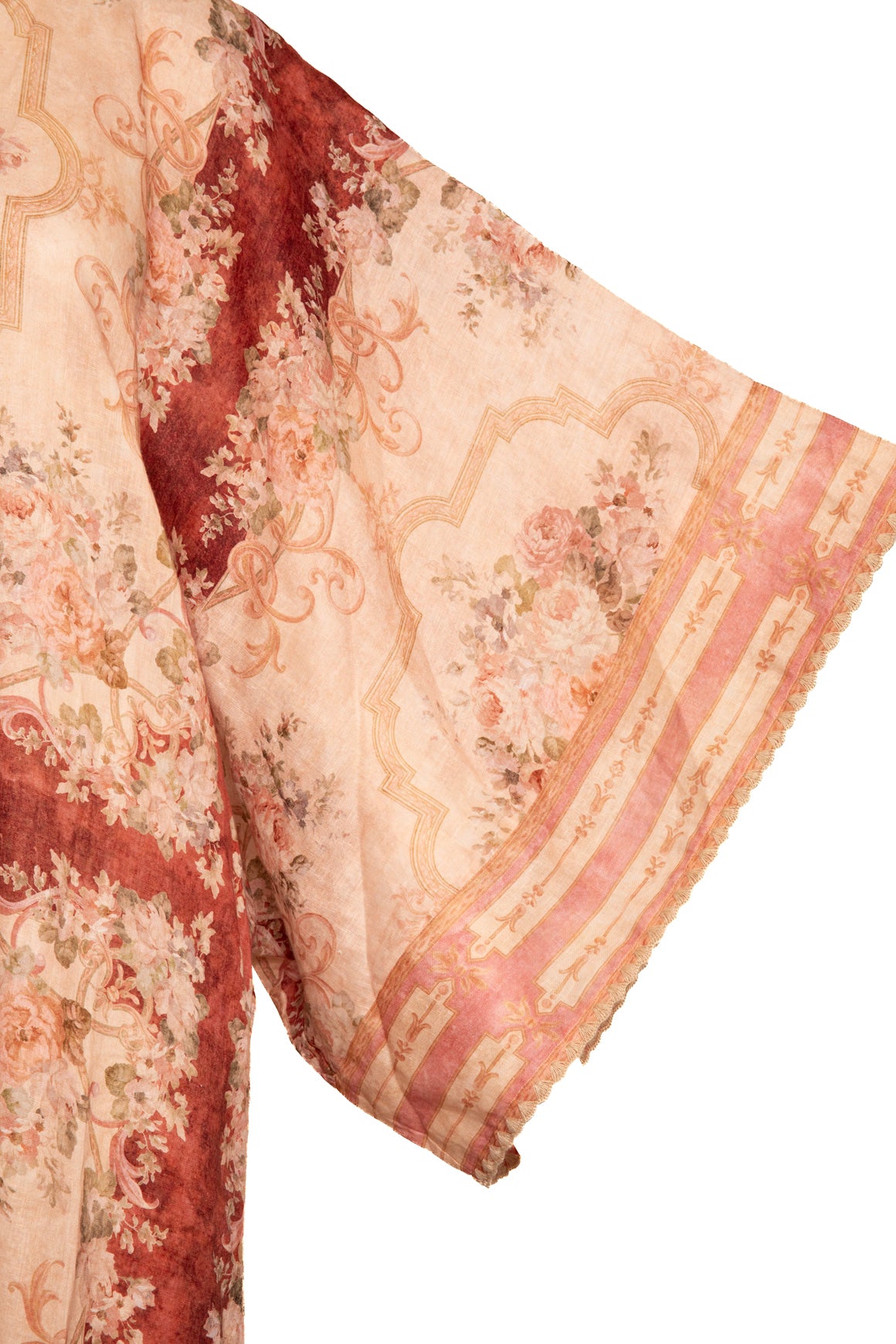 ZIMMERMANN Pink Linen Caftan Dress (Sz. L)