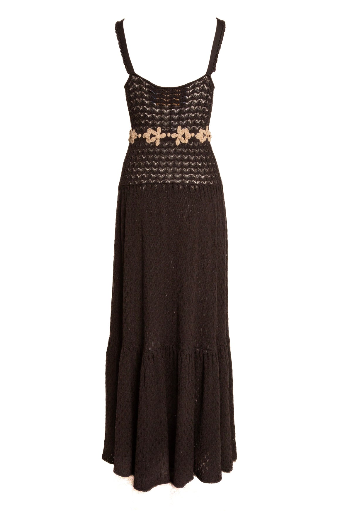 AGUA BENDITA Crochet Maxi Dress  (Sz. S)