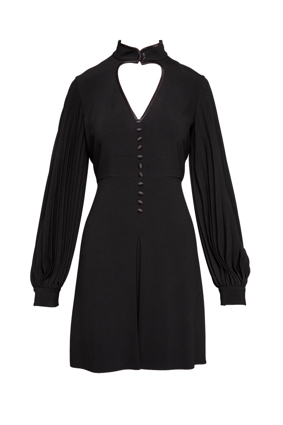 GUCCI Black Heart Keyhole Mini Dress (Sz. 42/6)