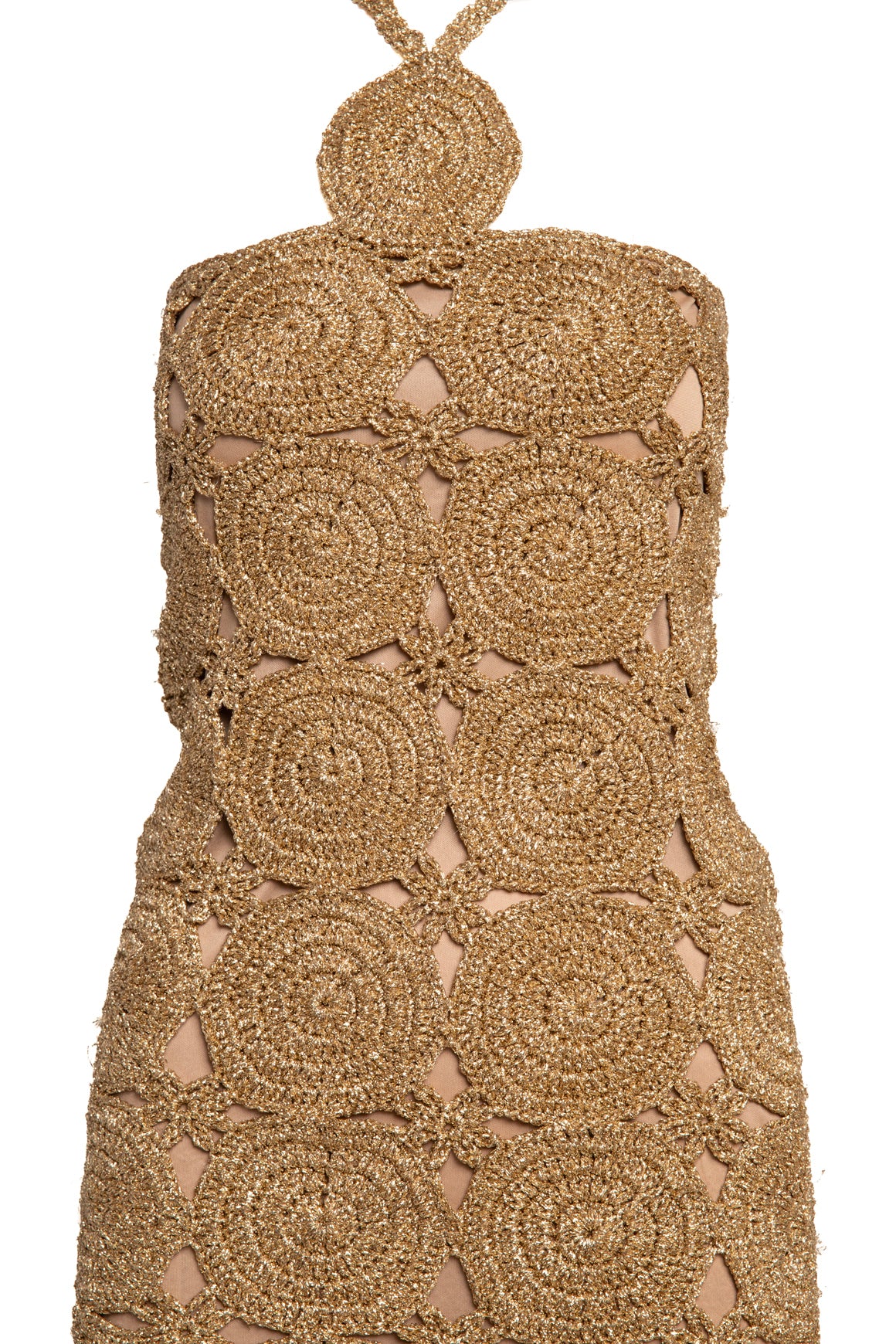 SIMON MILLER Crochet Fringe Dress (Sz. XS)