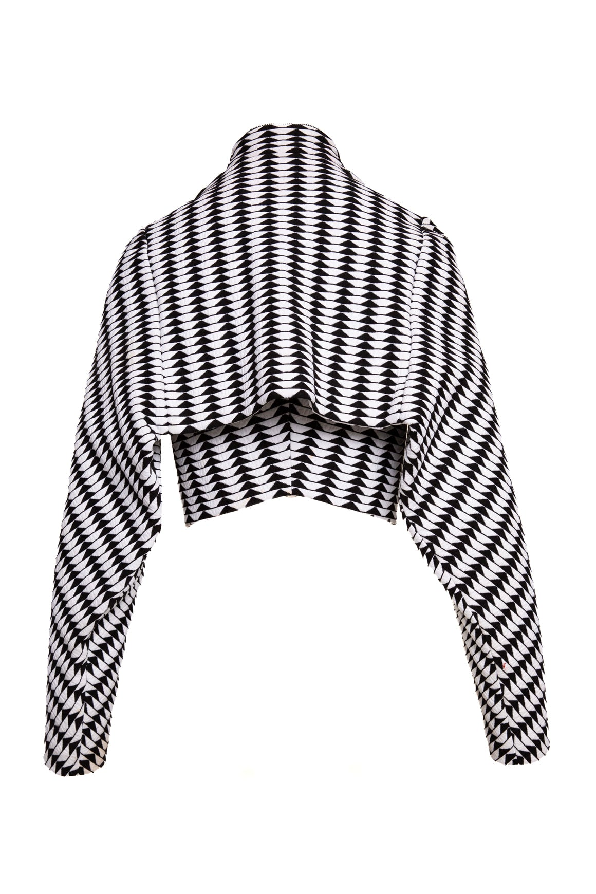 ALAIA Geometric Crop Dolman Sleeve Jacket (Sz. 36/0)