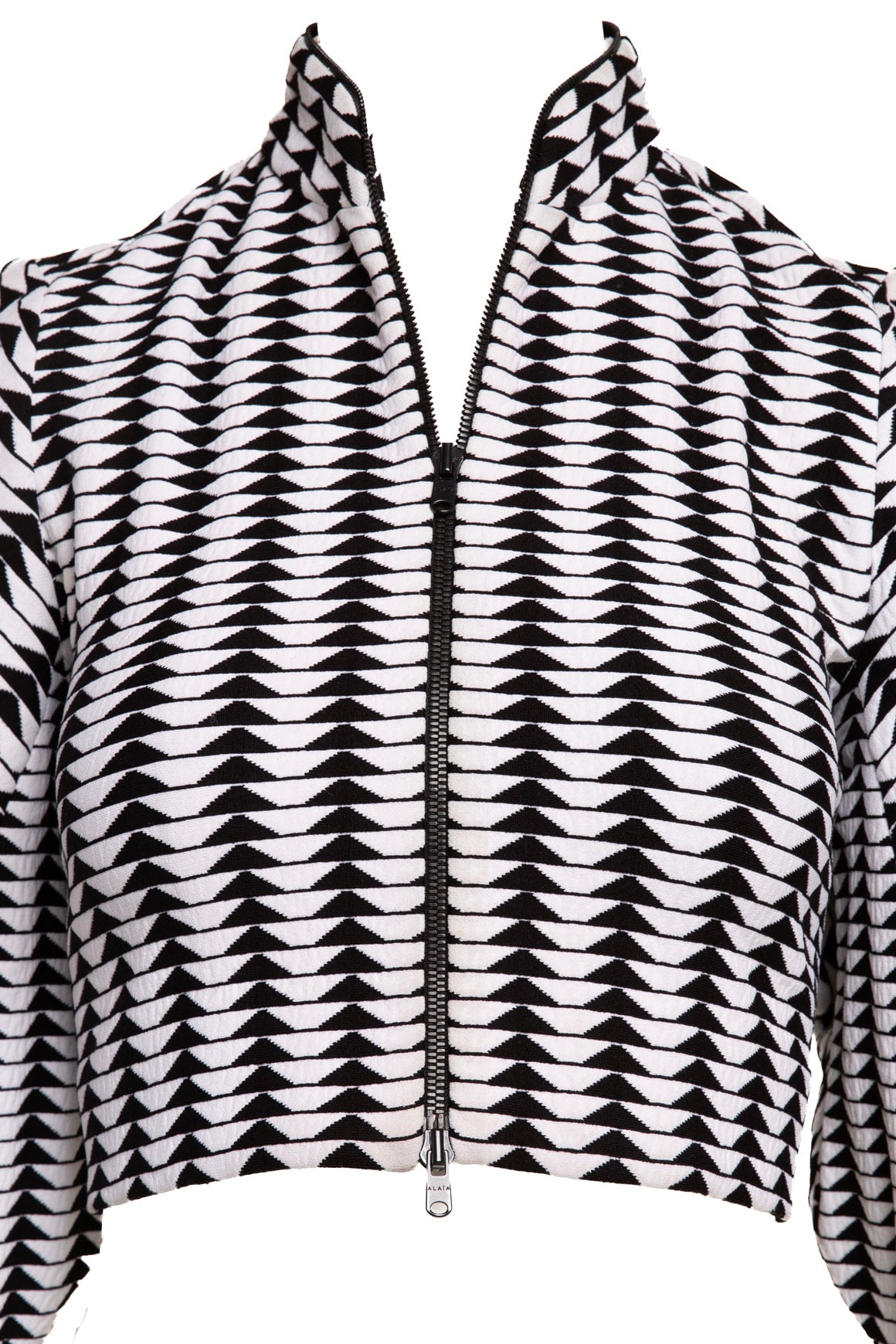 ALAIA Geometric Crop Dolman Sleeve Jacket (Sz. 36/0)