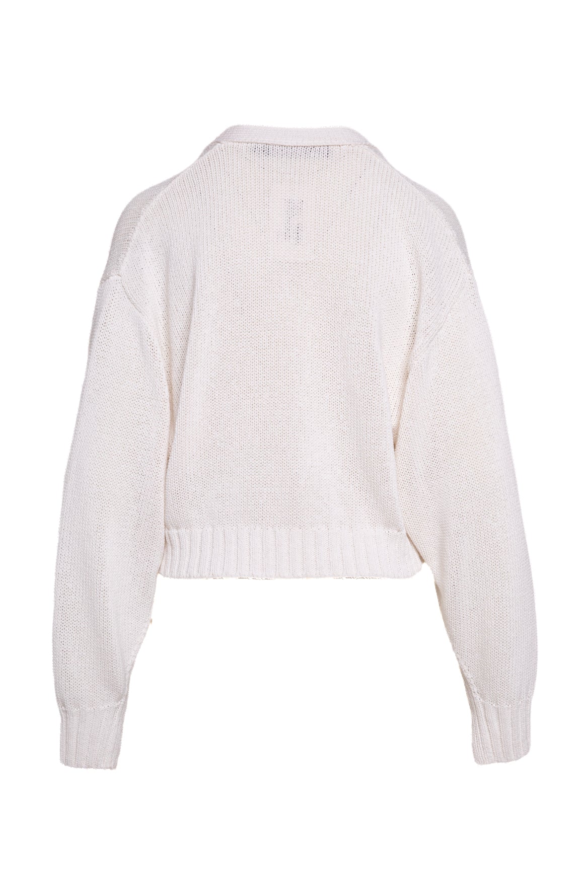 PROENZA SCHOULER Cream Knit Crop Cardigan Sweater (Sz. S)
