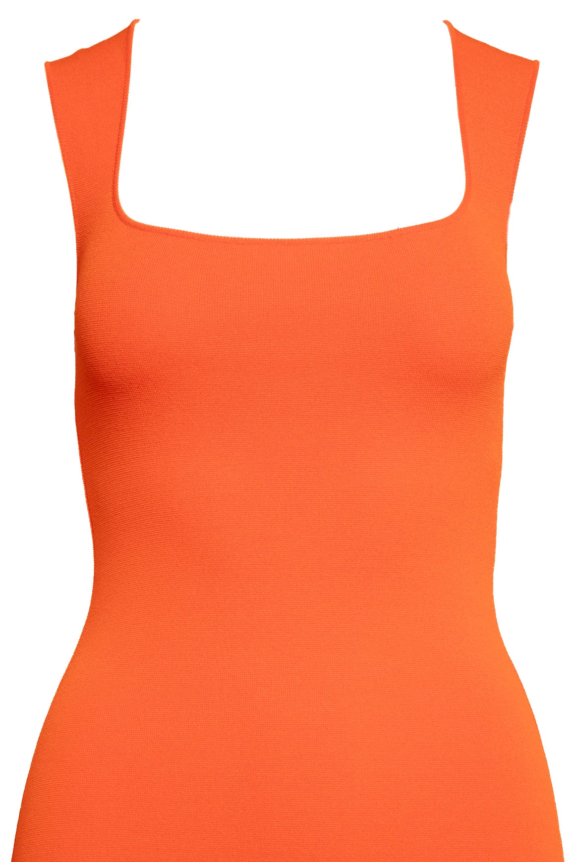 STELLA MCCARTNEY Orange Knit Midi Dress (Sz. 36/0)
