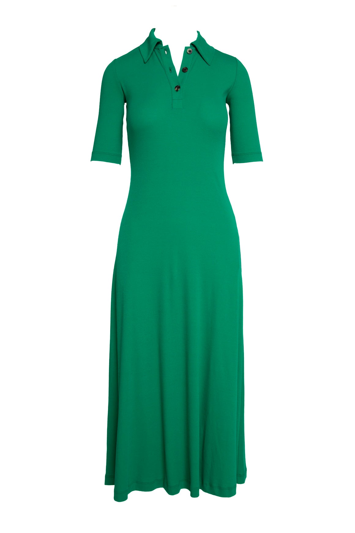 ROSETTA GETTY Green Polo Midi Dress (Sz. XS)