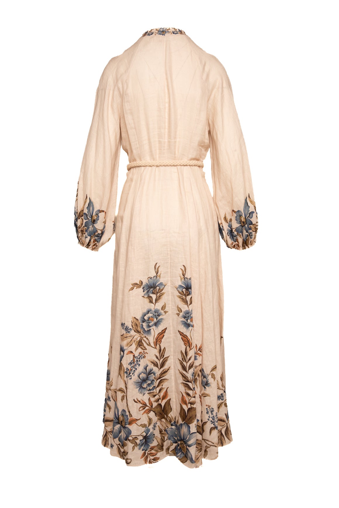 ZIMMERMAN Floral Print Button Front Maxi Dress (Sz. 2)