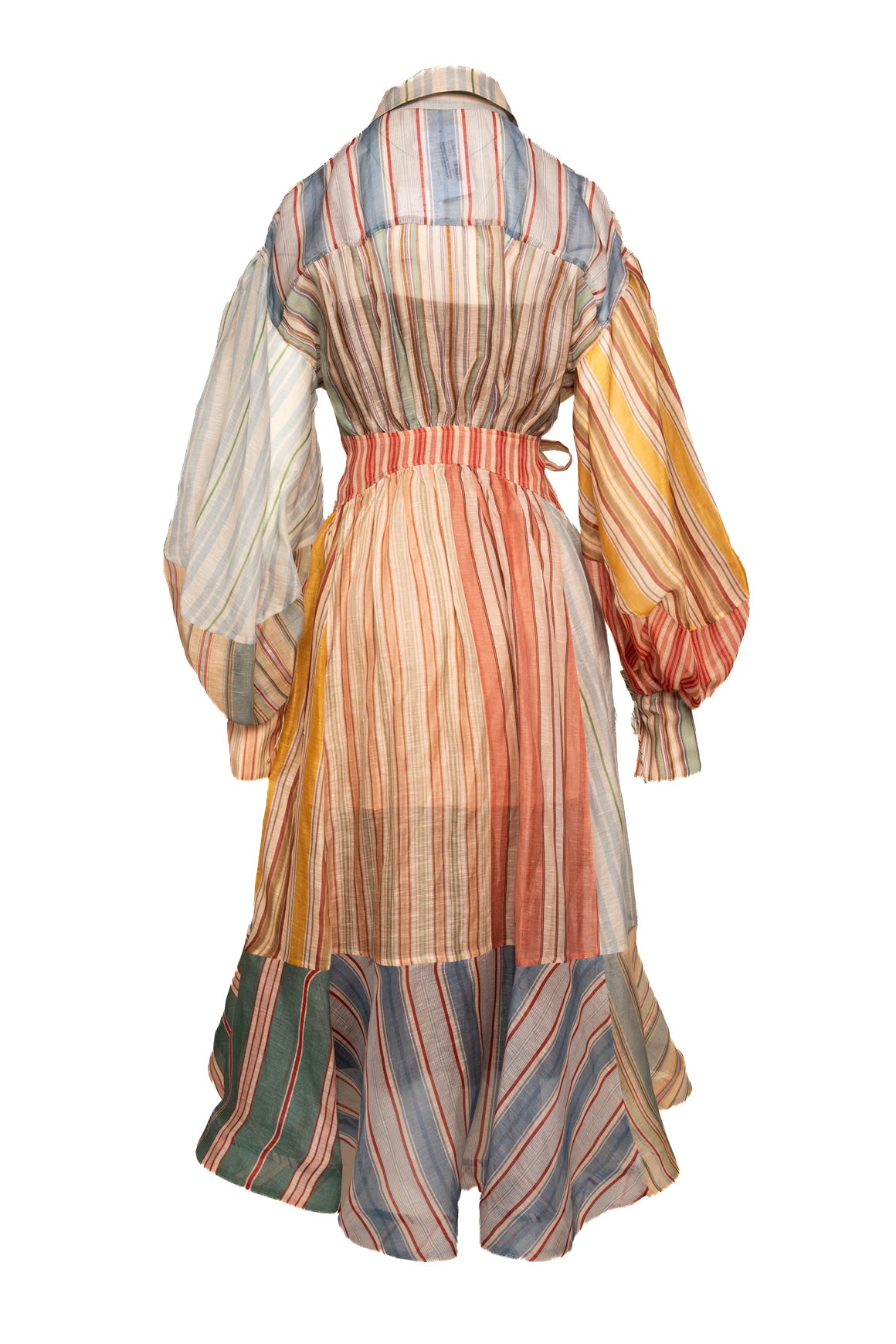 ZIMMERMAN Multi Striped Maxi Dress (Sz. 1)