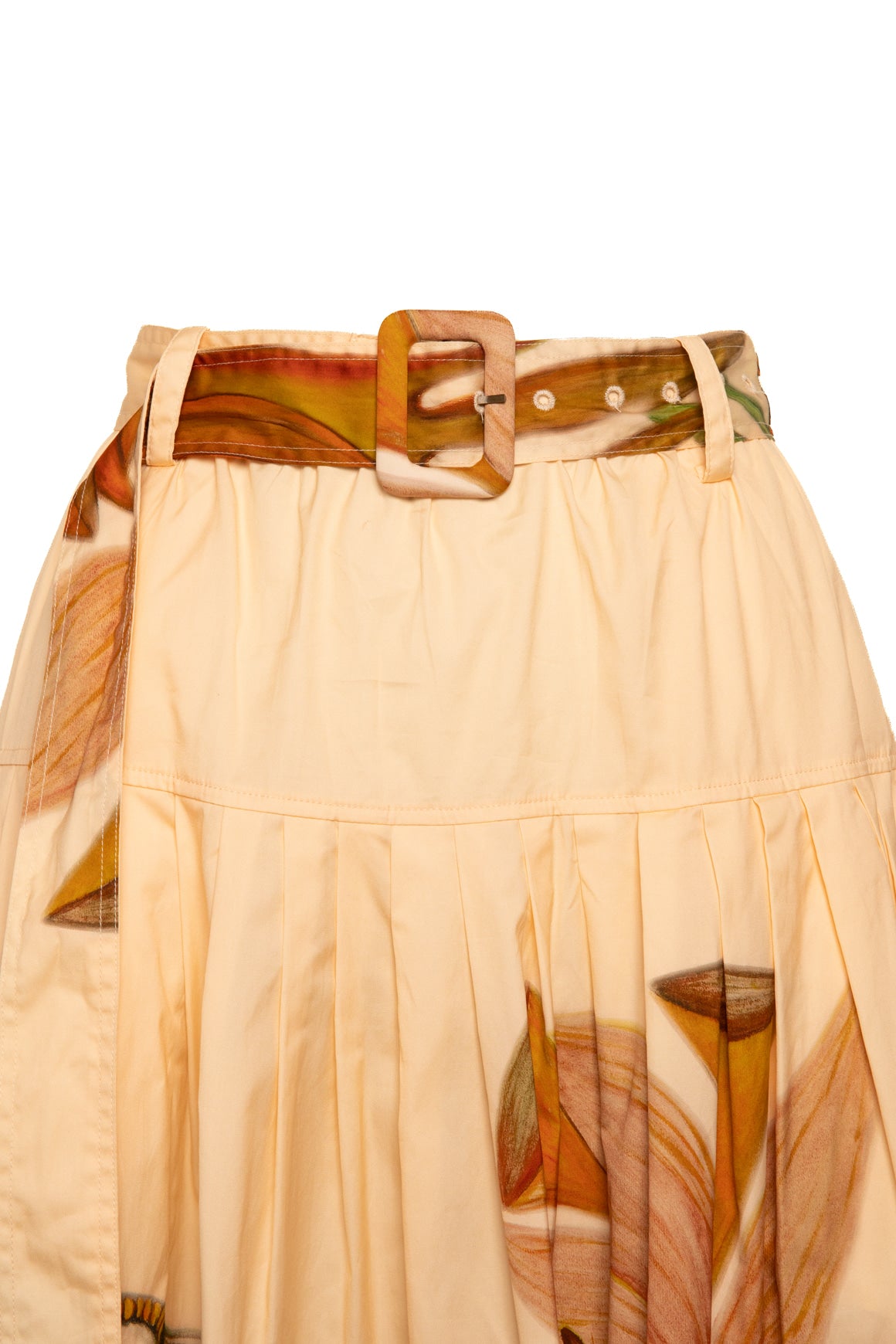 ULLA JOHNSON Botanical Print Blouse and Midi Skirt Set (Sz. 4/6)