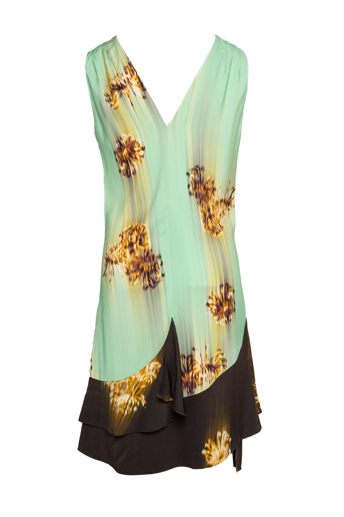 PROENZA SCHOULER Printed Silk Shift Dress (Sz. 4)