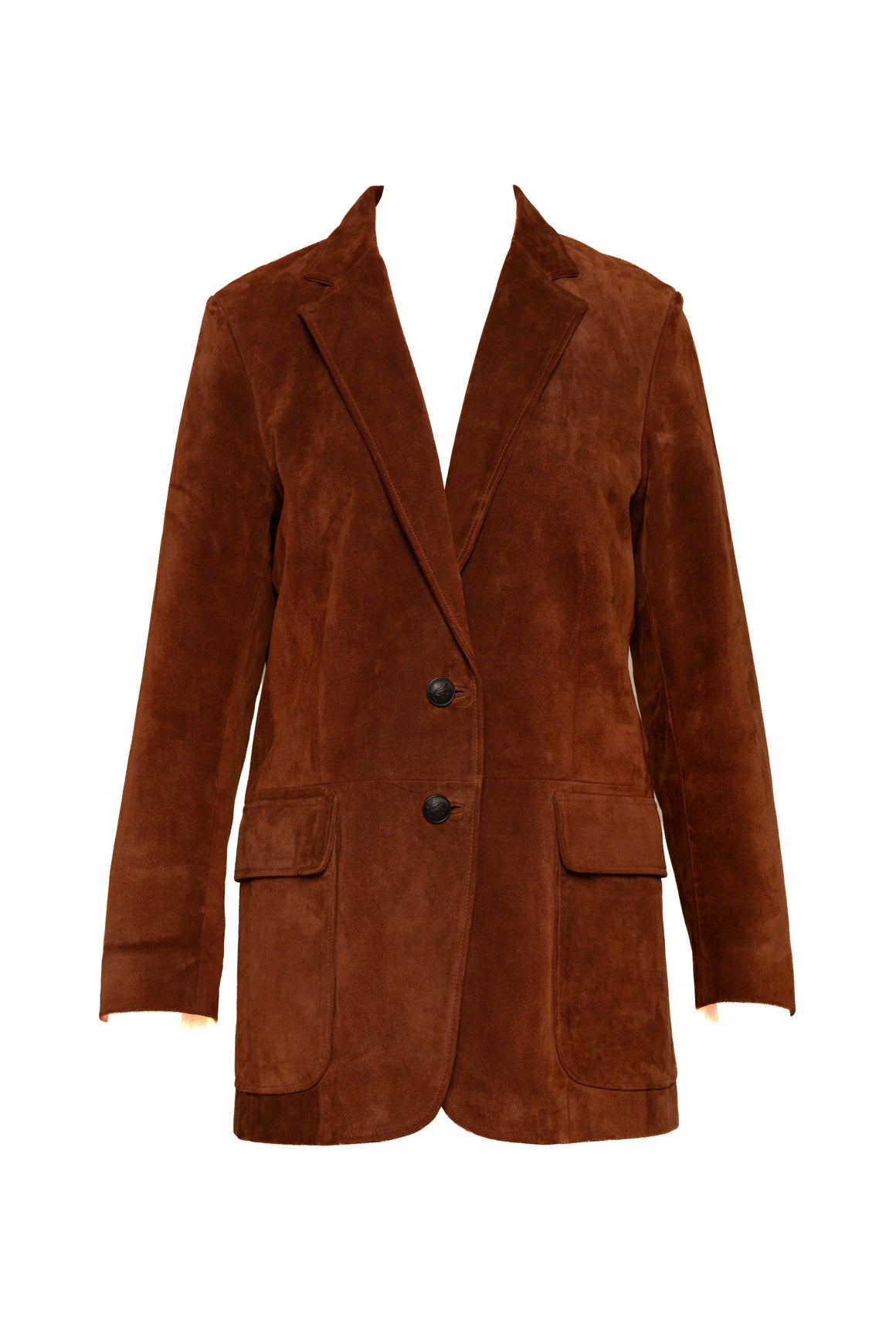 RAG & BONE Suede Longline Blazer (Sz. 6)