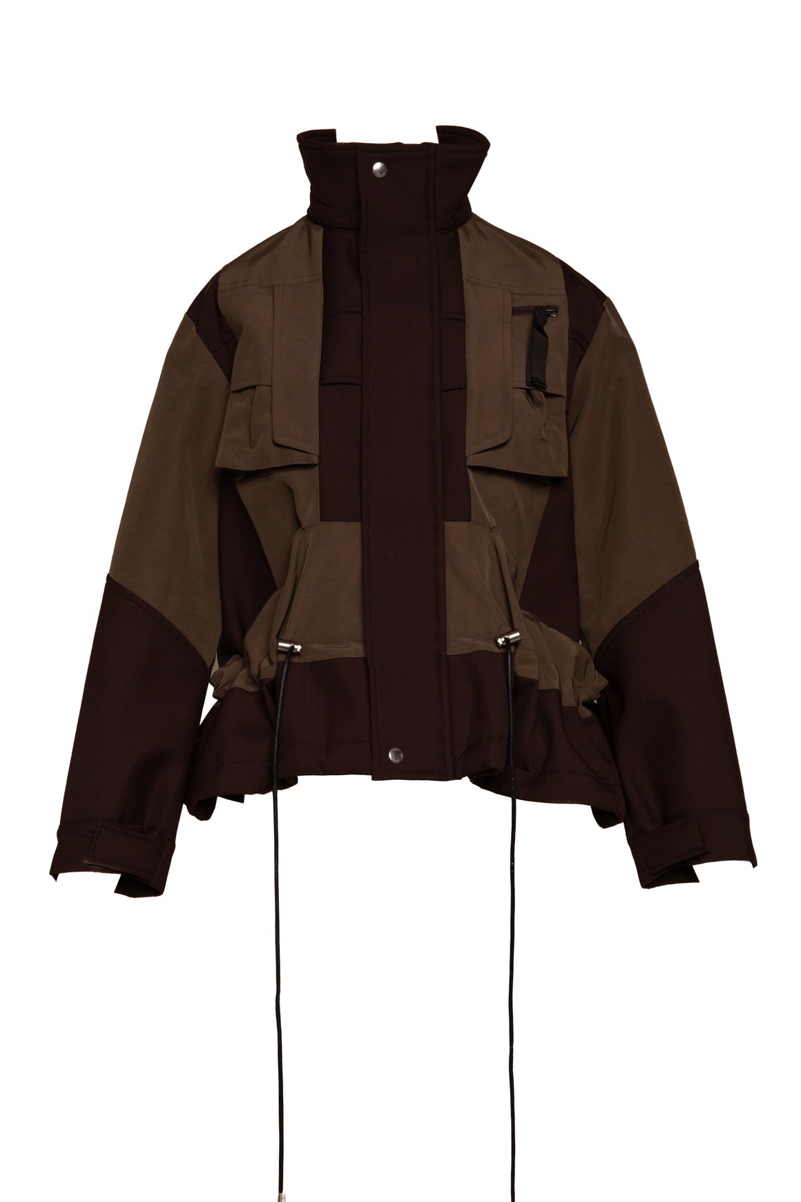 SACAI Brown & Olive Cargo Pocket Jacket (Sz. 2)
