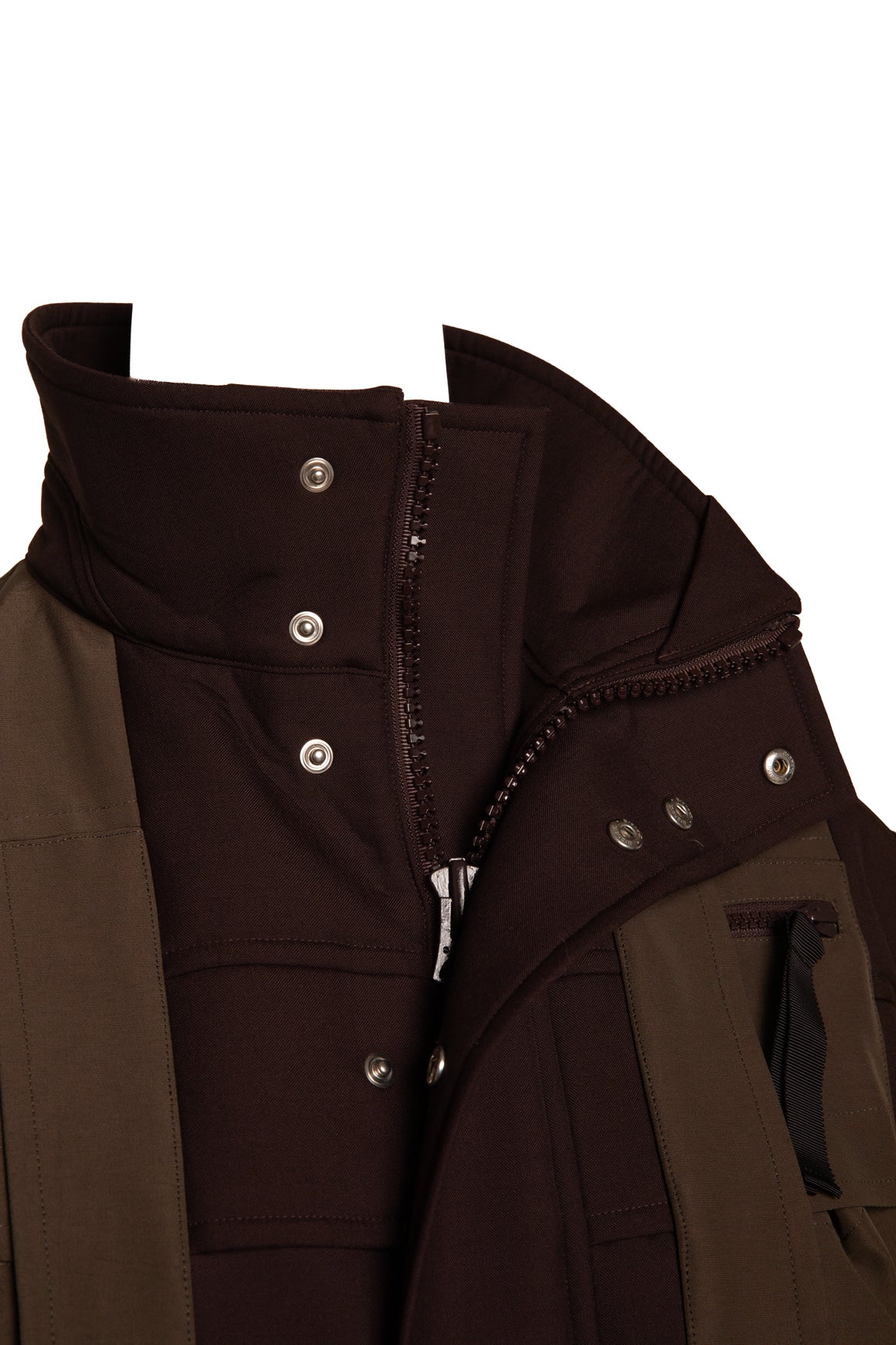SACAI Brown & Olive Cargo Pocket Jacket (Sz. 2)