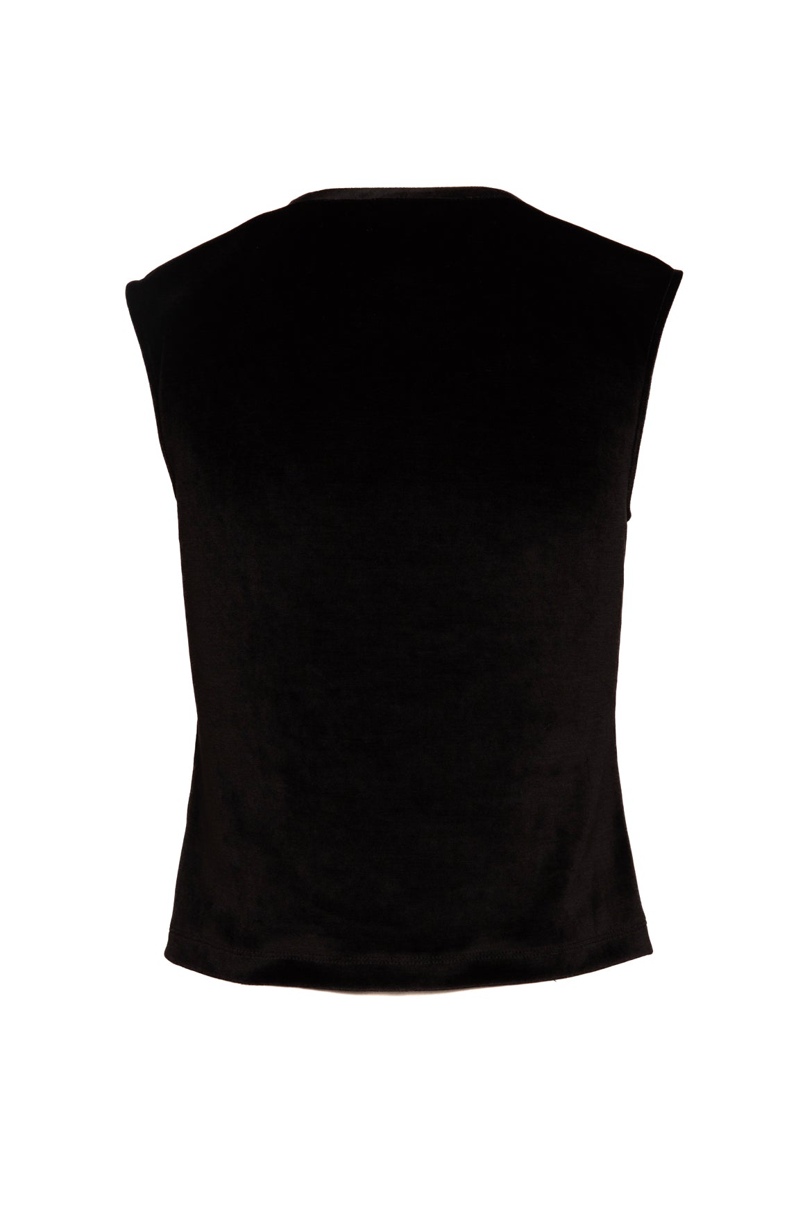 CHANEL Black Velvet Top (Sz. XS)