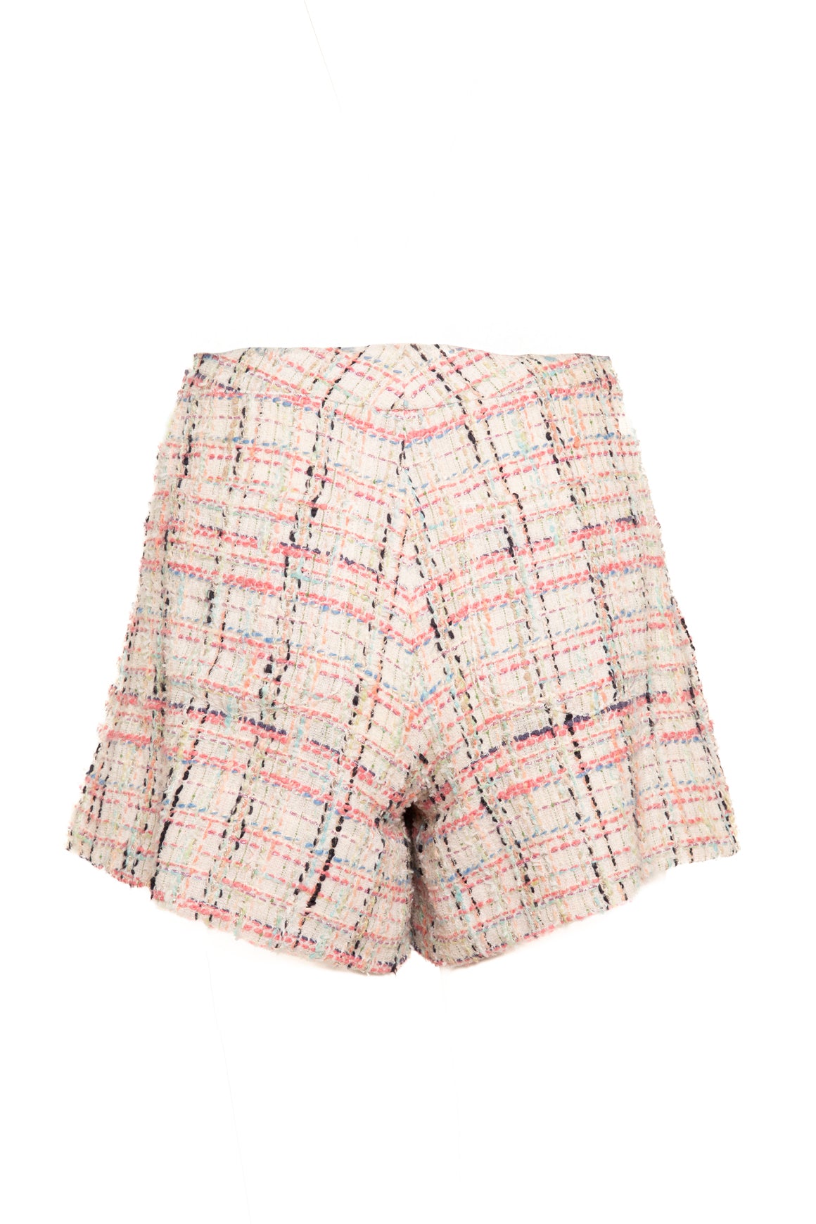 CHANEL Pink Tweed Shorts (Sz. XS)