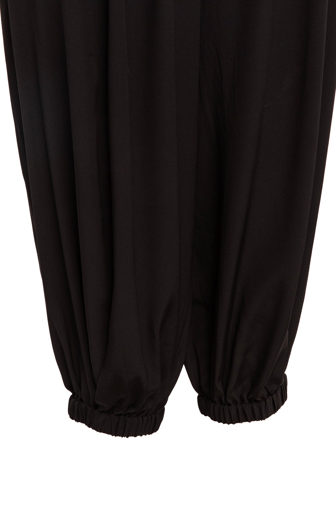TIBI Black Silk Joggers (Sz. M)