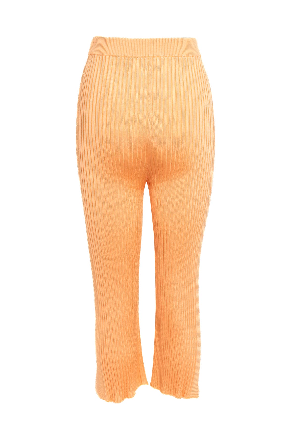 JIL SANDER Peach Knit Crop Pants (Sz.38/S)