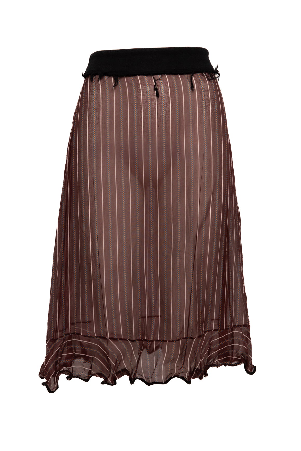 MARNI Maroon Sheer Skirt (Sz. S)