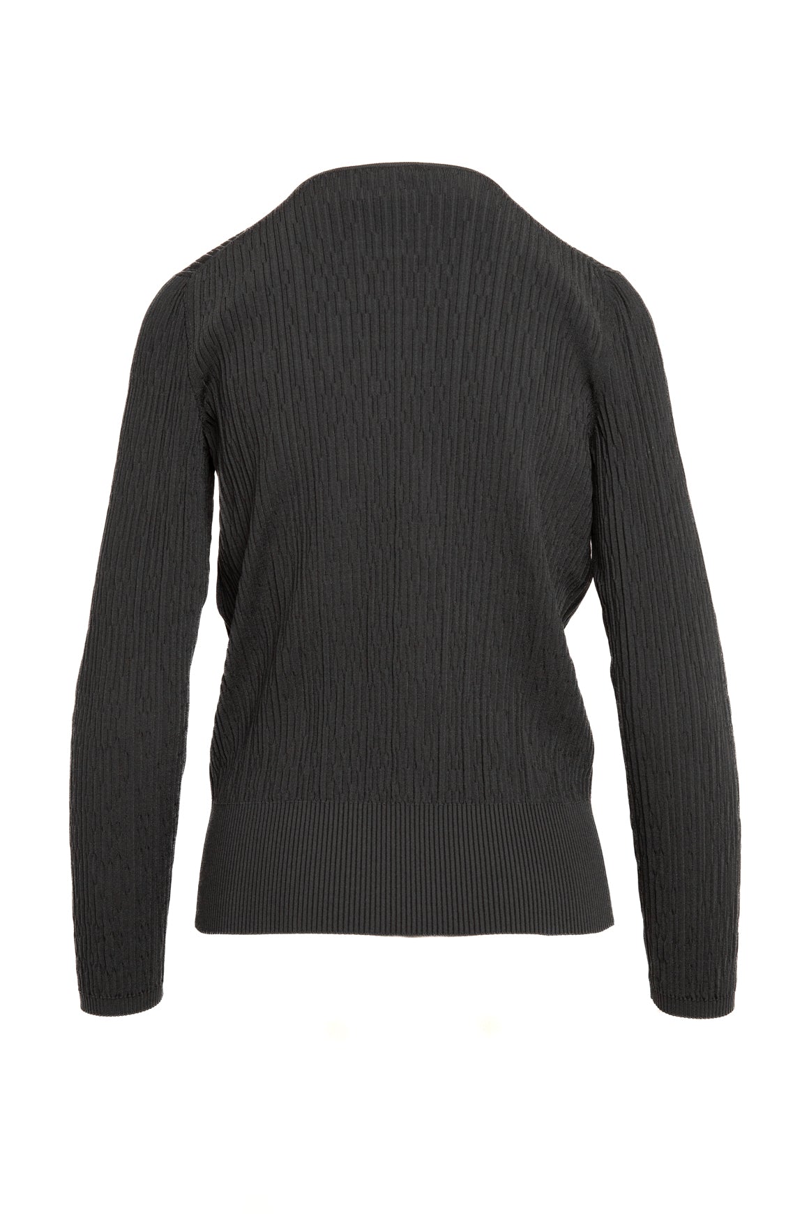 CHANEL Olive Pleated LS Top (Sz. 4/6)