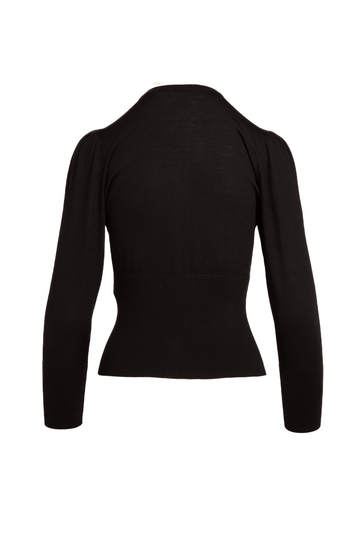 DOLCE & GABBANA Cardi w/ Lace Hearts (Sz. S)