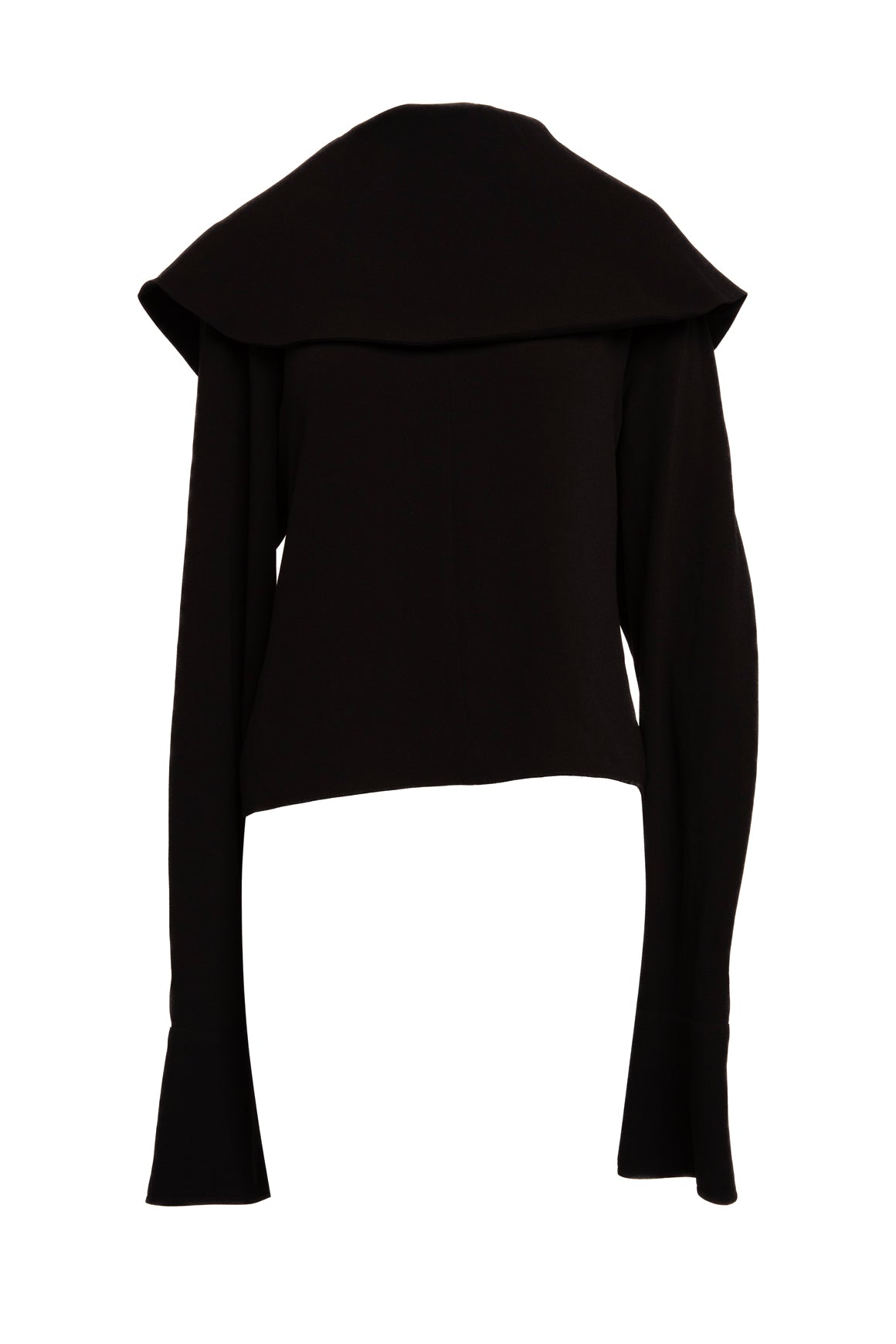 JWANDERSON Black Deconstructed LS Blouse (Sz. S)