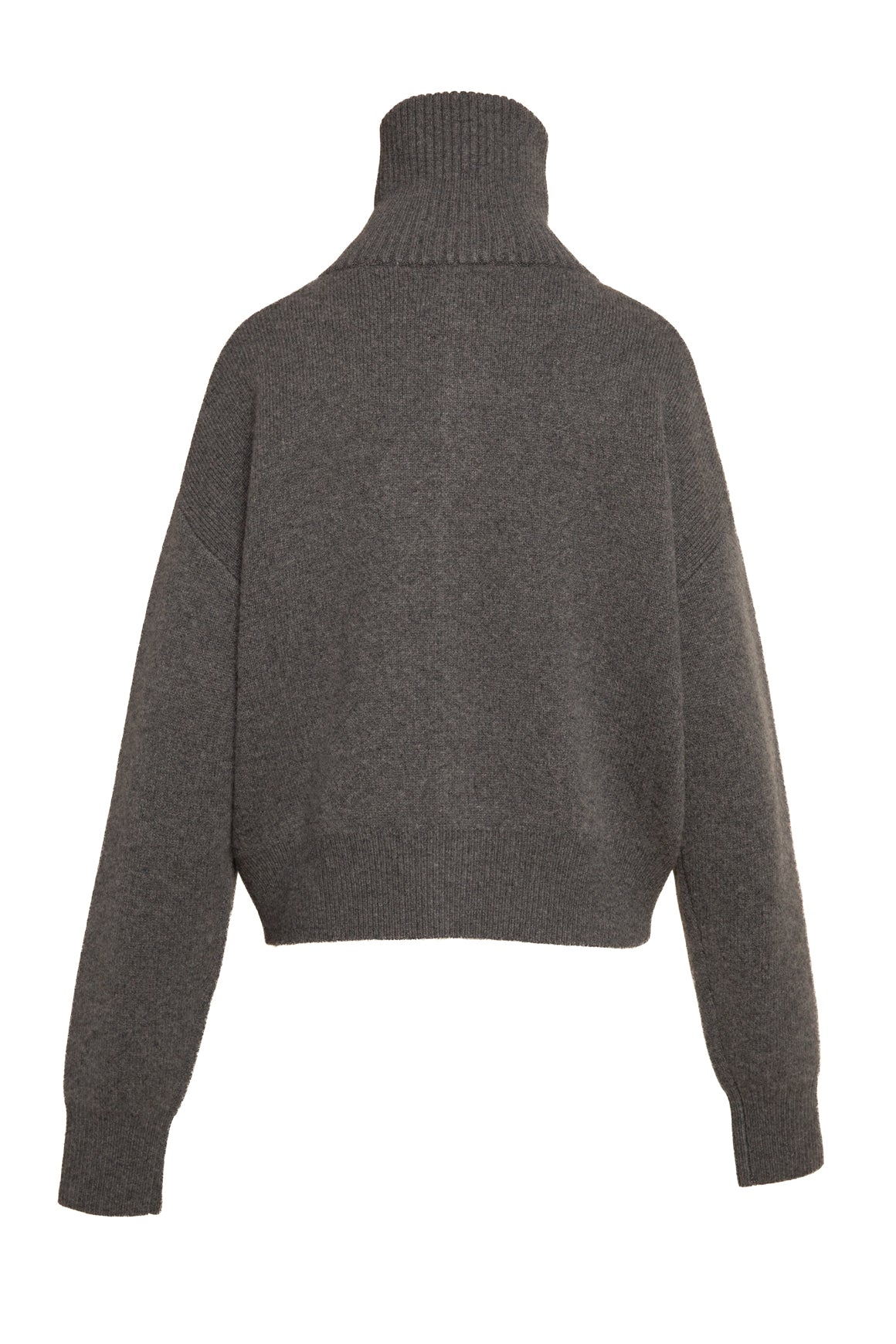 EXTREME CASHMERE Grey Foldover Collar Cardigan (Sz. OS)