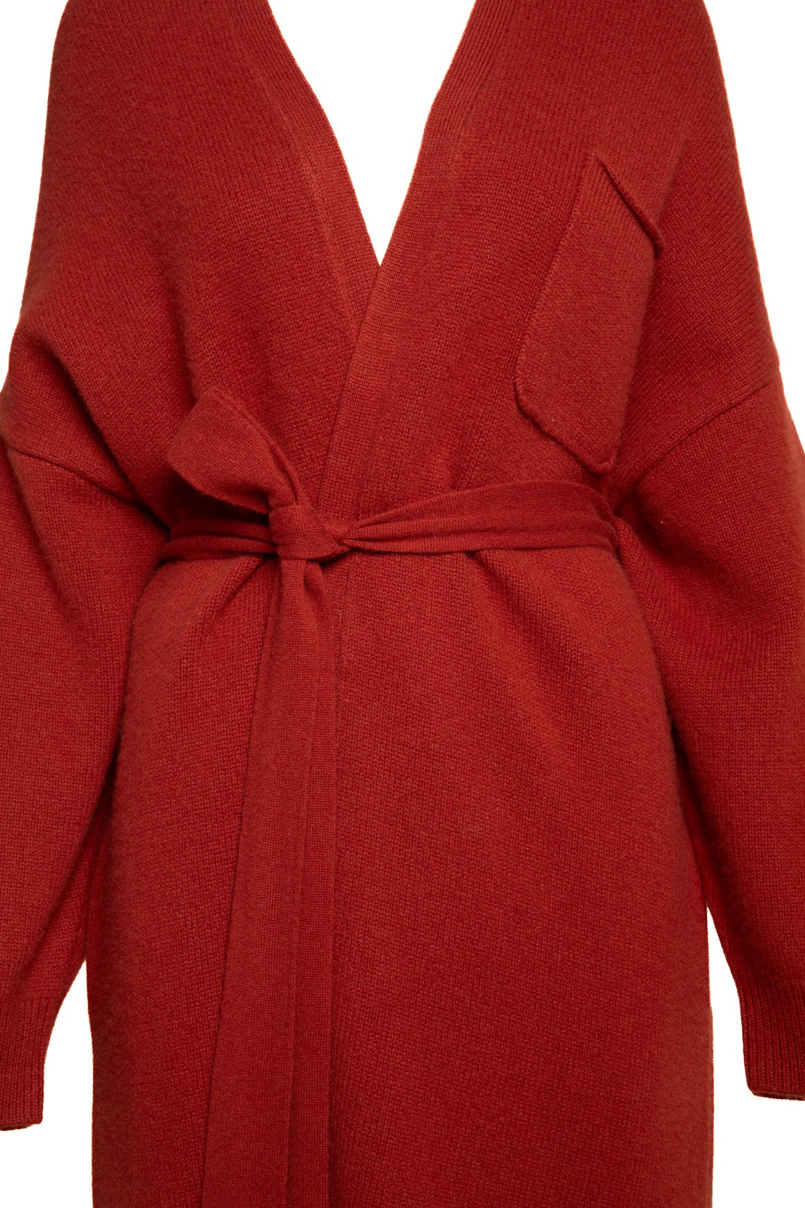 EXTREME CASHMERE X Terracotta Oversized Belted Cardigan (Sz. OS)
