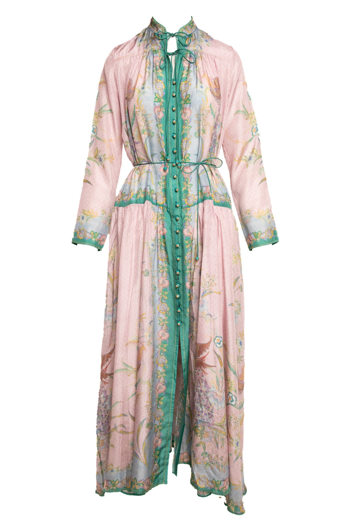 ZIMMERMANN Silk Printed Maxi Dress (Sz. 0)