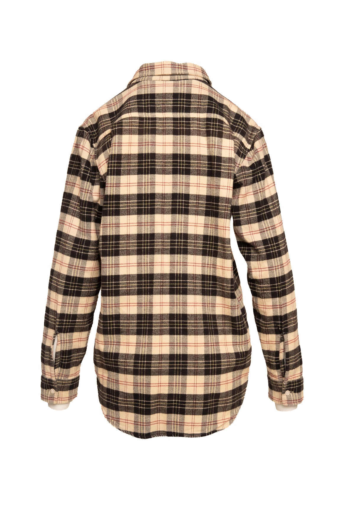 DENIMIST Beige Plaid Flannel (Sz. S)