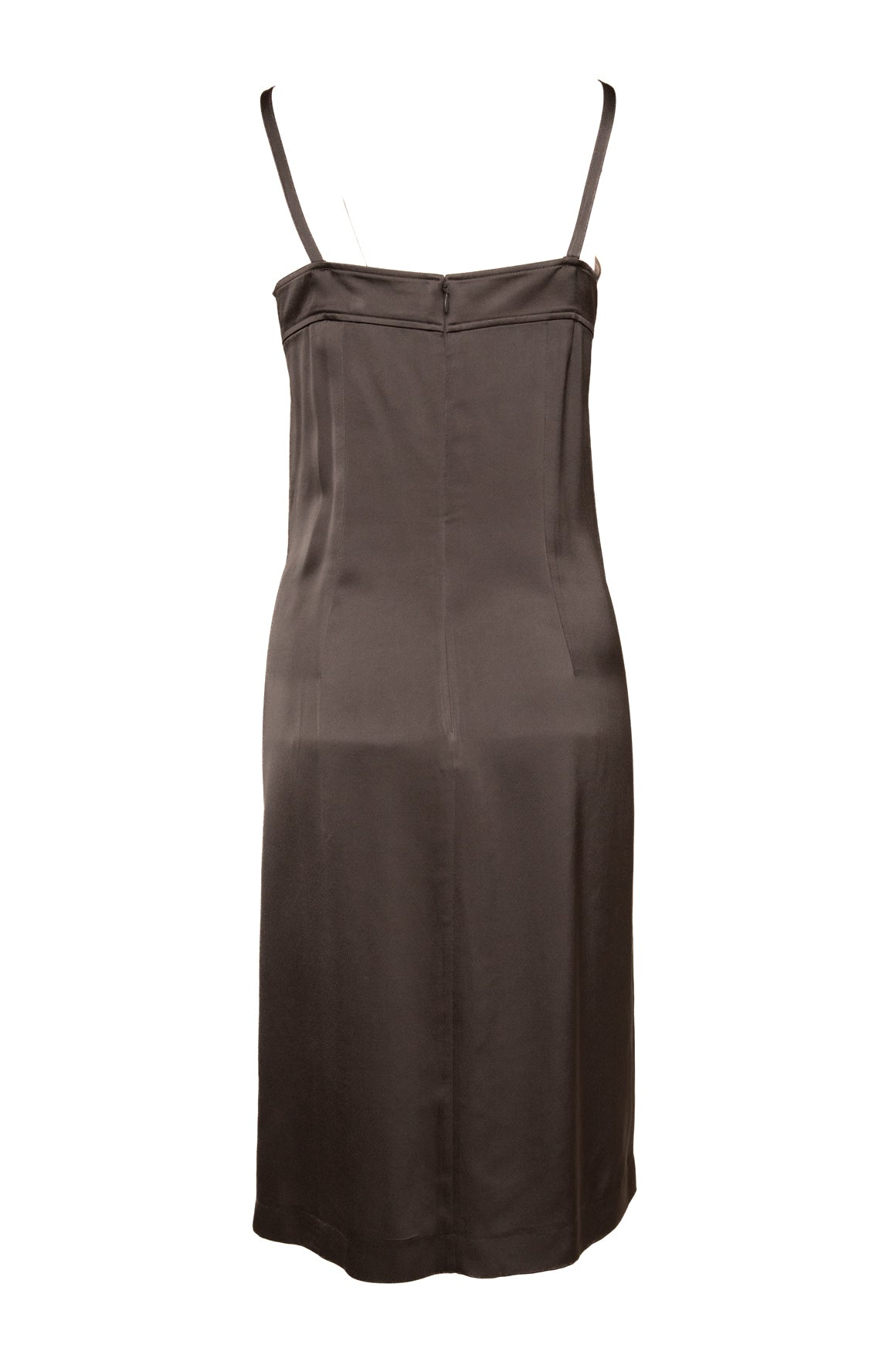 TOTEME Grey Satin Slip (Sz. 40/8)