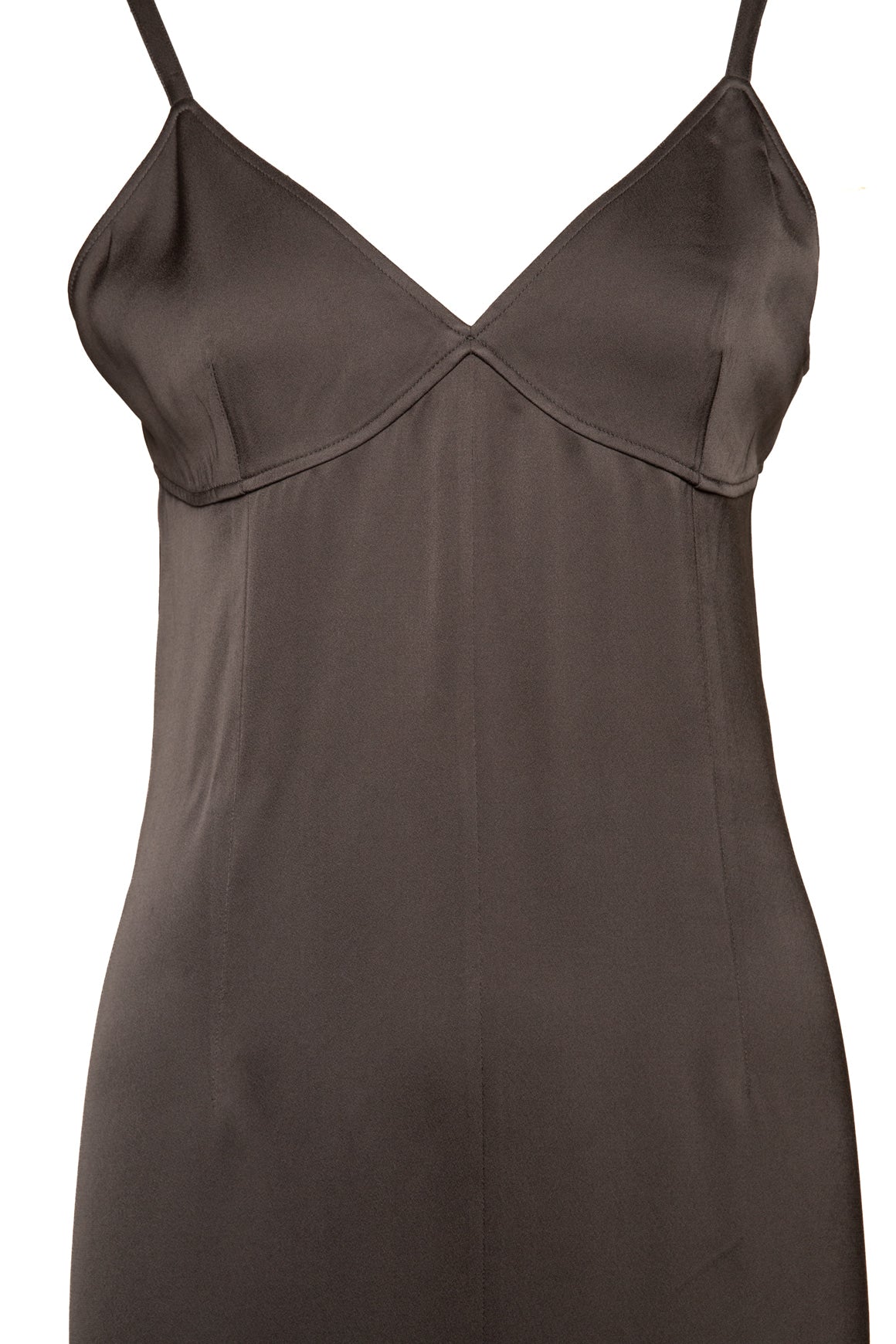 TOTEME Grey Satin Slip (Sz. 40/8)