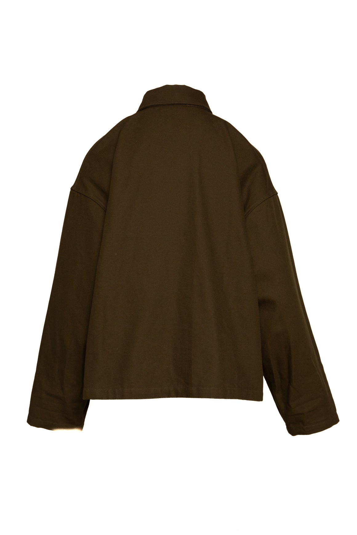 NILI LOTAN Olive Green Canvas Chore Pocket Jacket (Sz. S)
