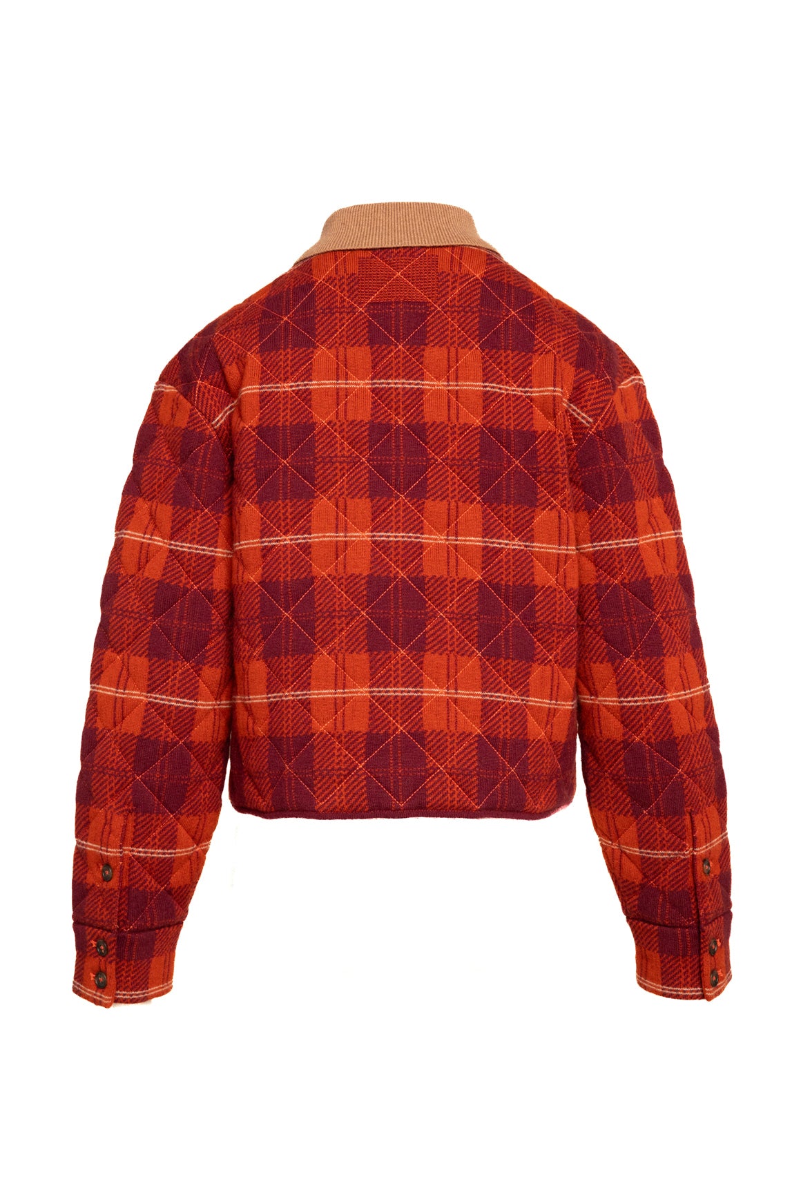 GUEST IN RESIDENCE Crop Flannel Jacket (Sz. S)