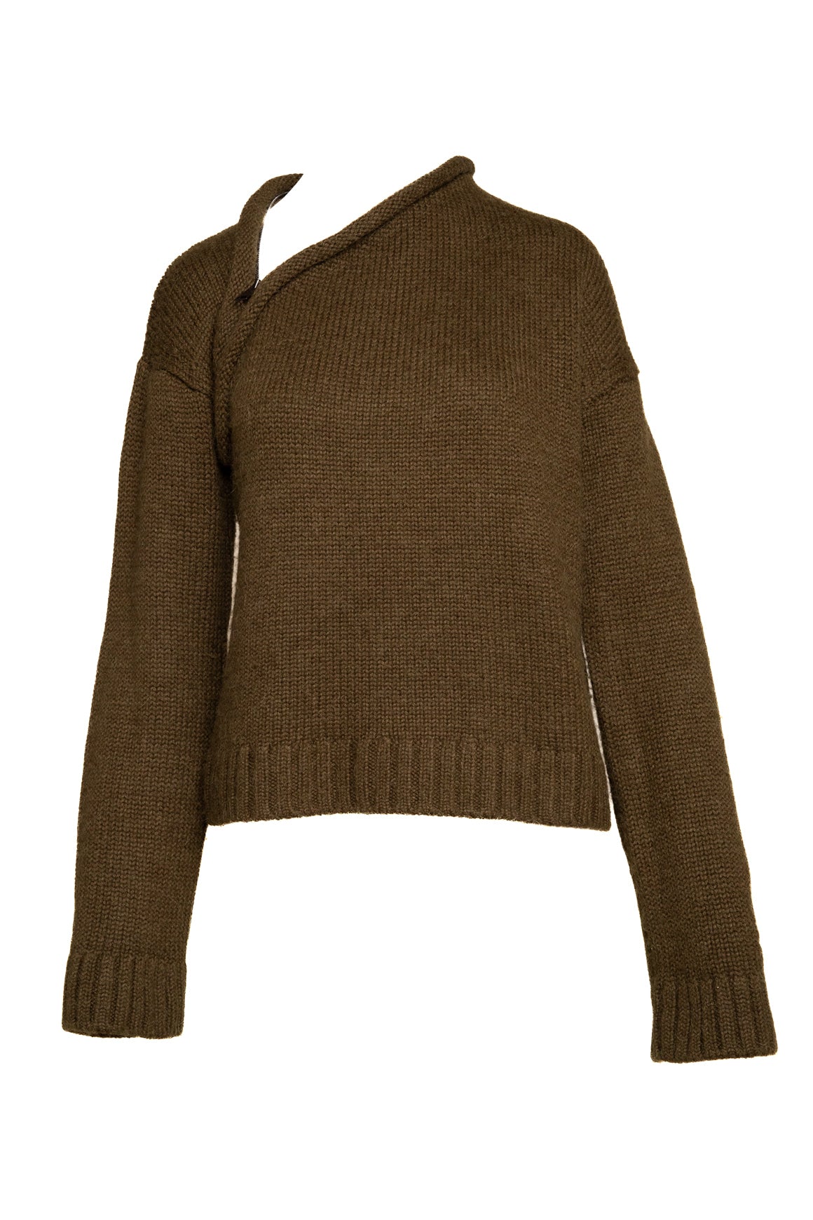 JWANDERSON Olive Zipper Detail Sweater (Sz. XS)