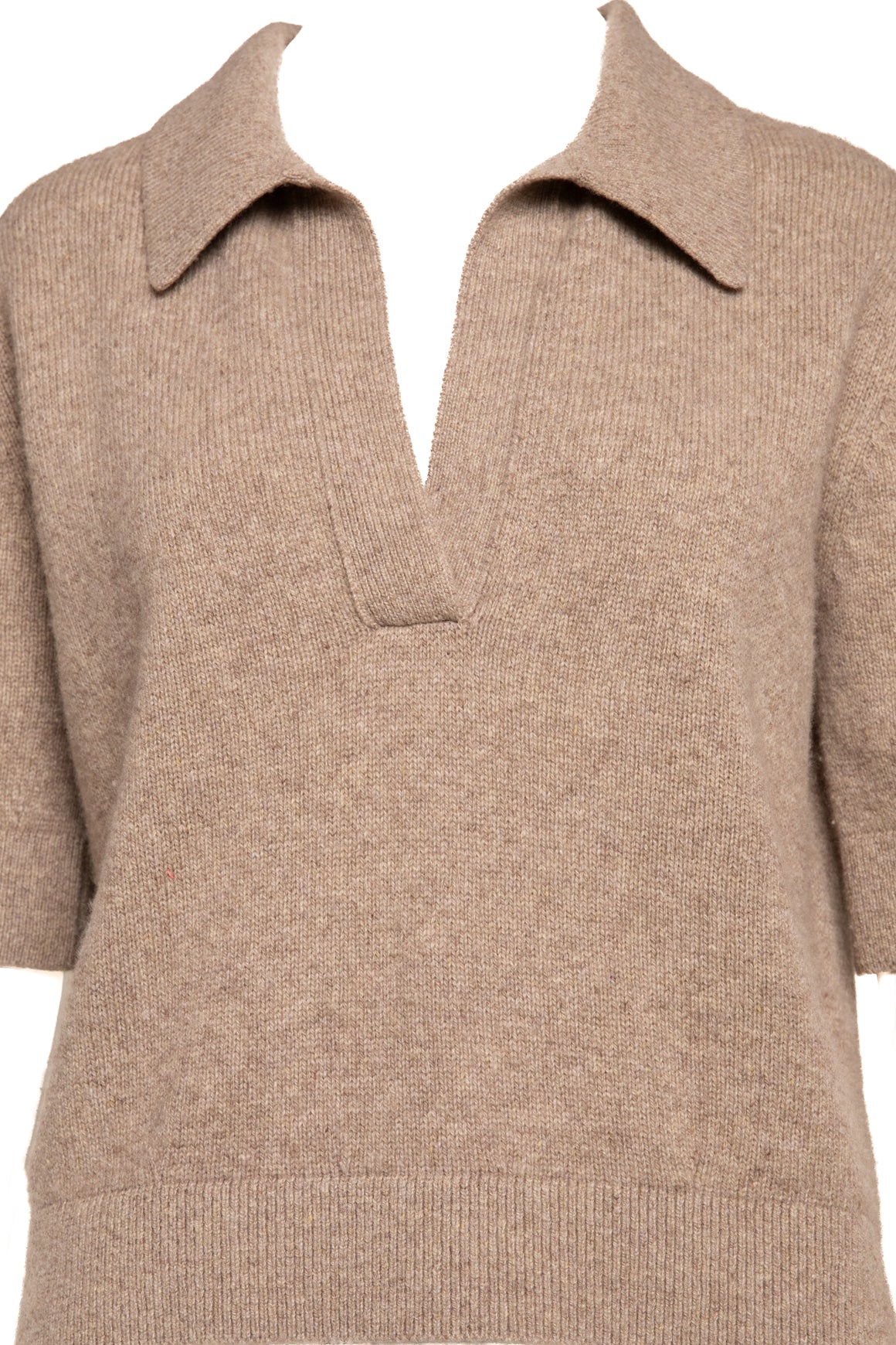KHAITE Taupe Knit Top (Sz. S)