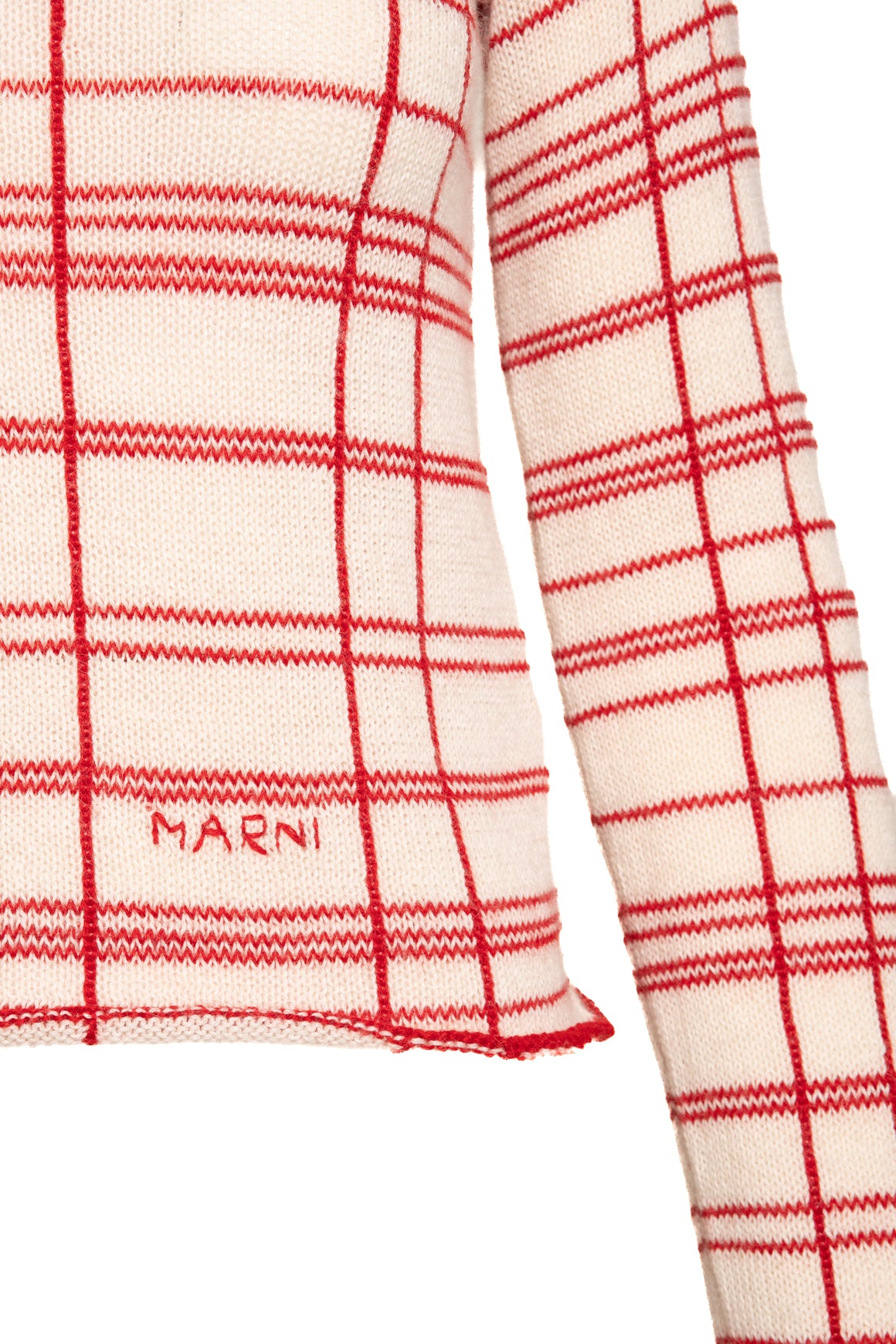 MARNI Cream & Red Sweater (Sz. 42/6)
