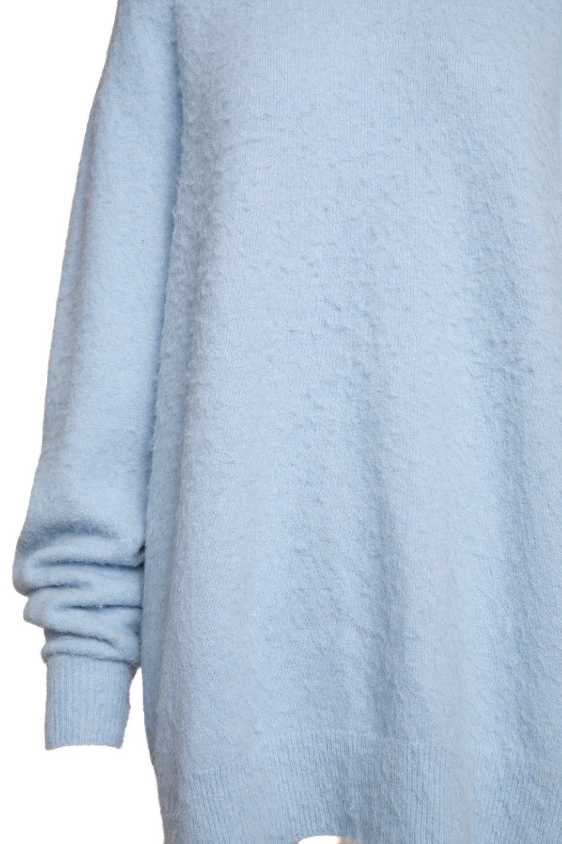 ROHE Light Blue Fuzzy Oversized Sweater (Sz. L)