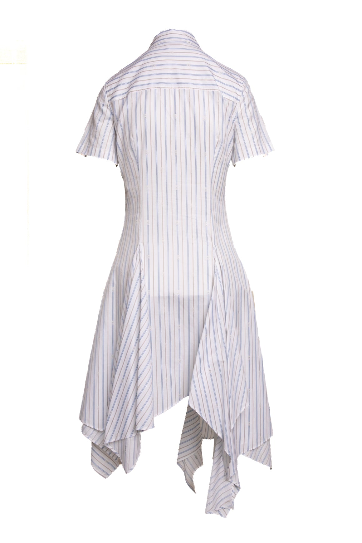 MCQUEEN Pinstriped Midi Dress (Sz. 38/2)