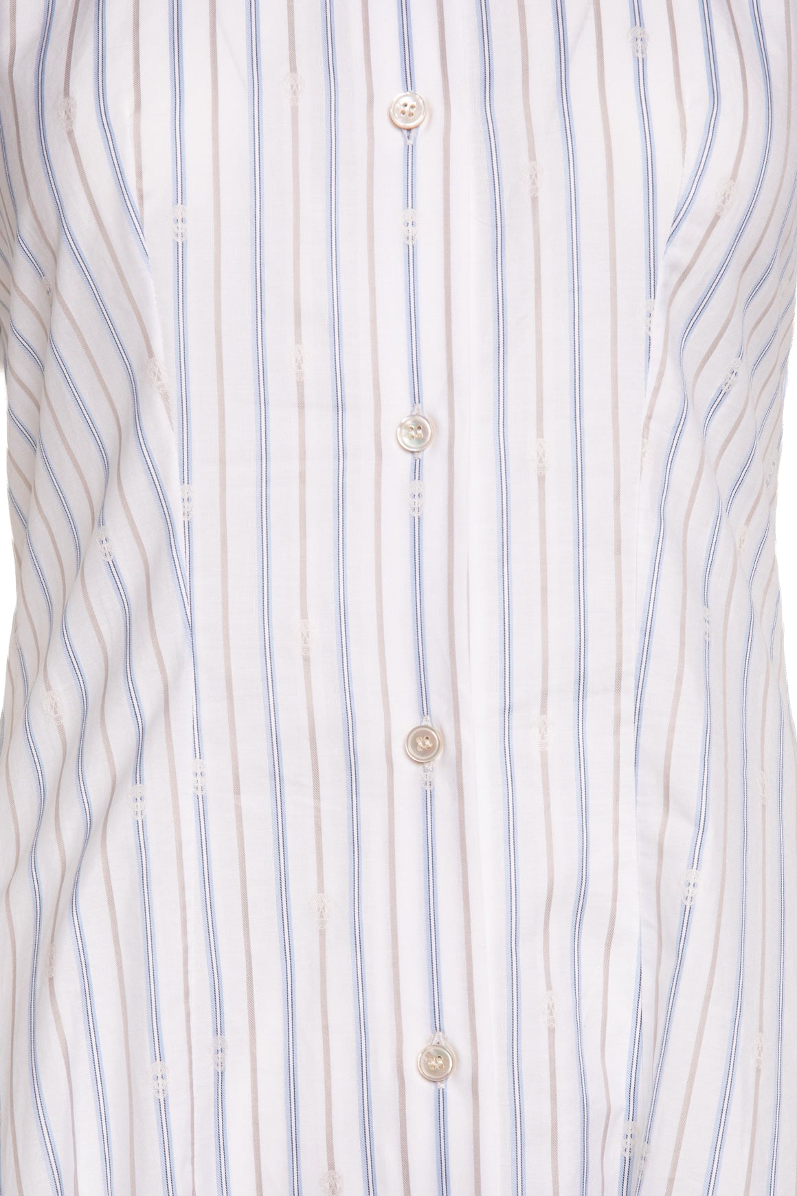 MCQUEEN Pinstriped Midi Dress (Sz. 38/2)