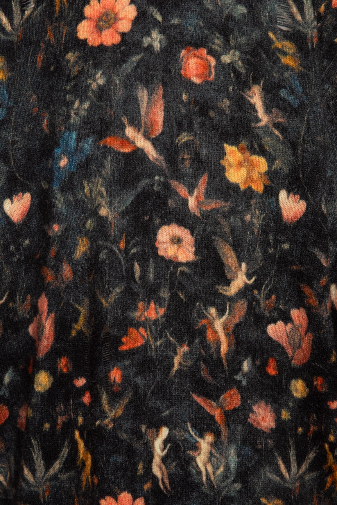 R13 Floral Printed Wool Cardigan (Sz. S)
