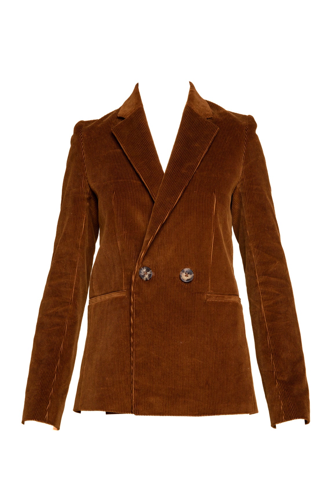 PETAR PETROV Brown Corduroy Blazer (Sz. 34/2)