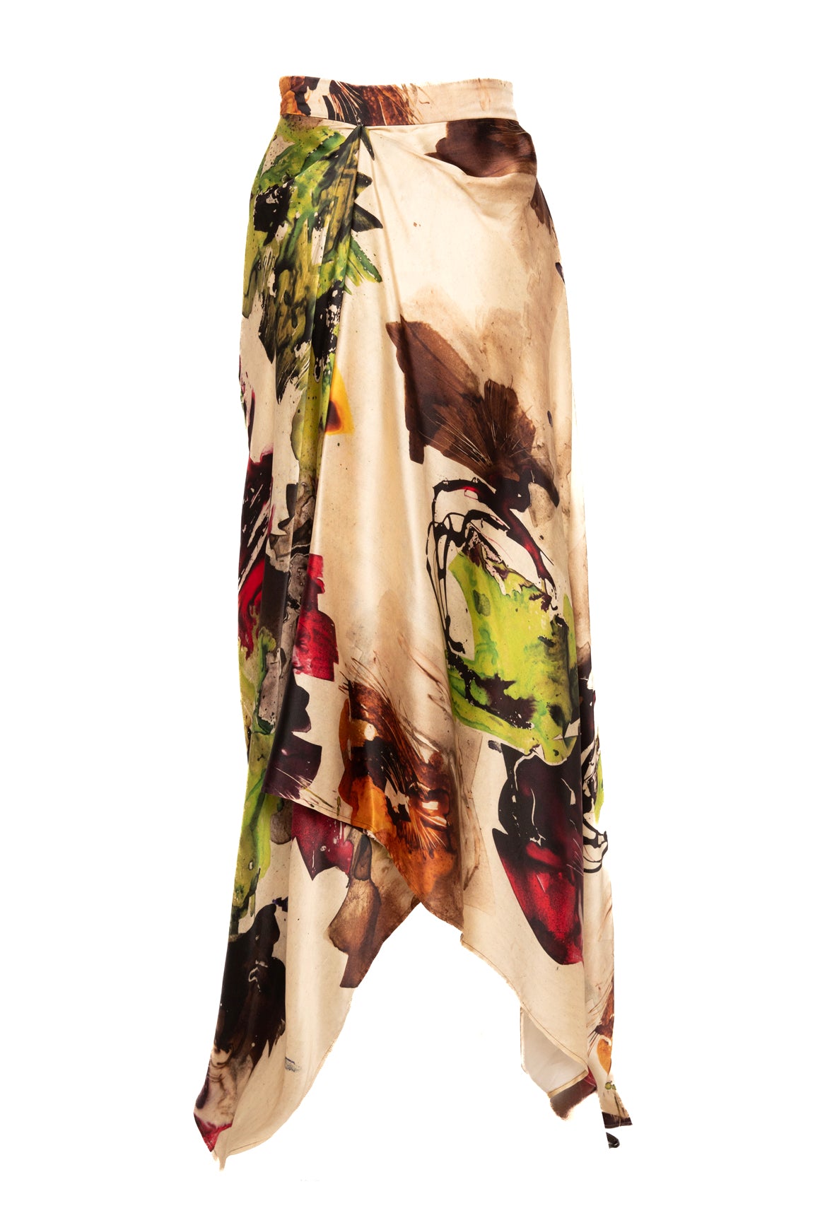 CO. Marble Printed Asymmetric Skirt (Sz.M)