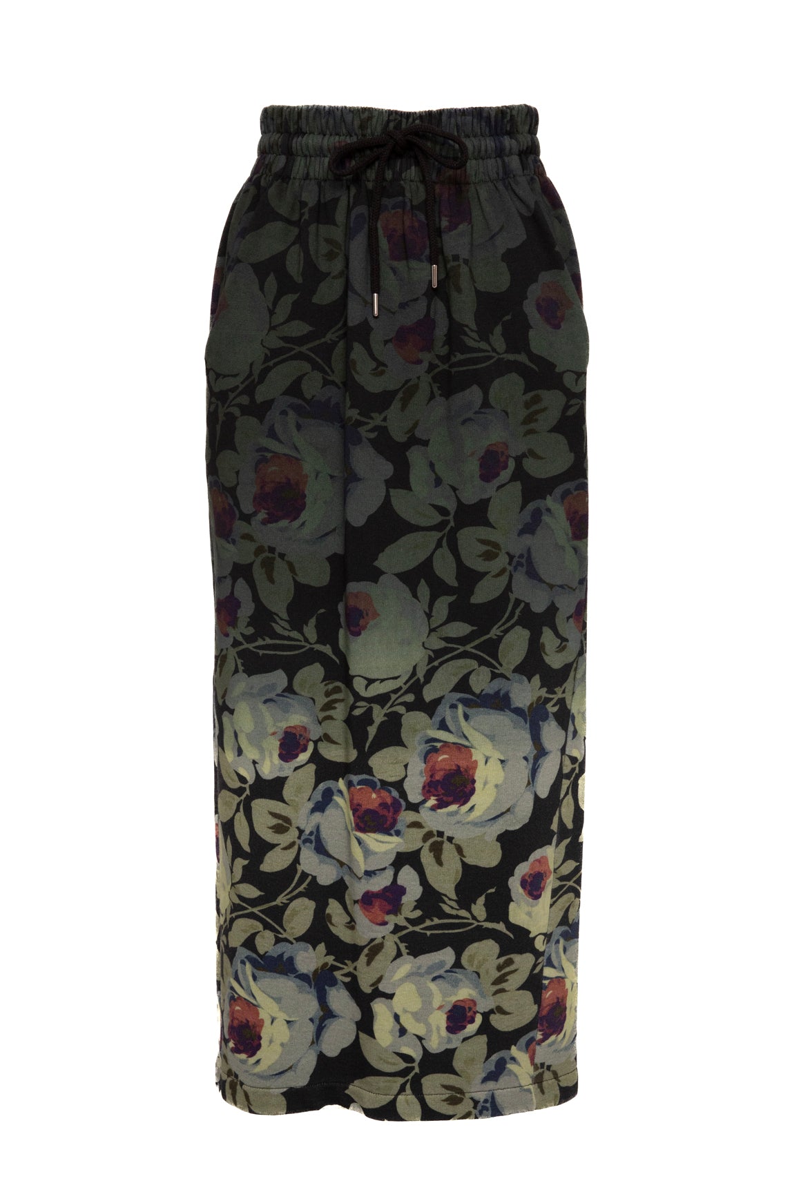 DRIES VAN NOTEN Floral Maxi Sweat Skirt (Sz. S)
