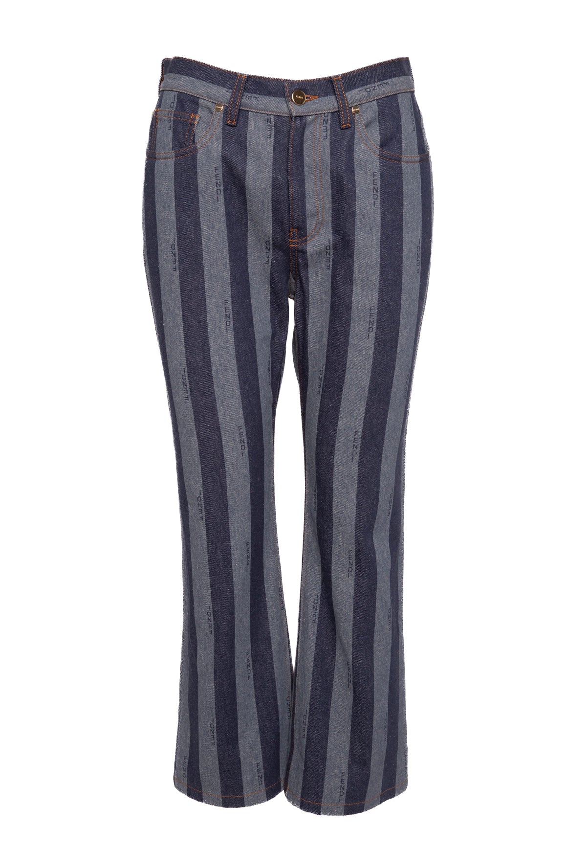 FENDI "Pequin" Striped Jeans (Sz.40/4)