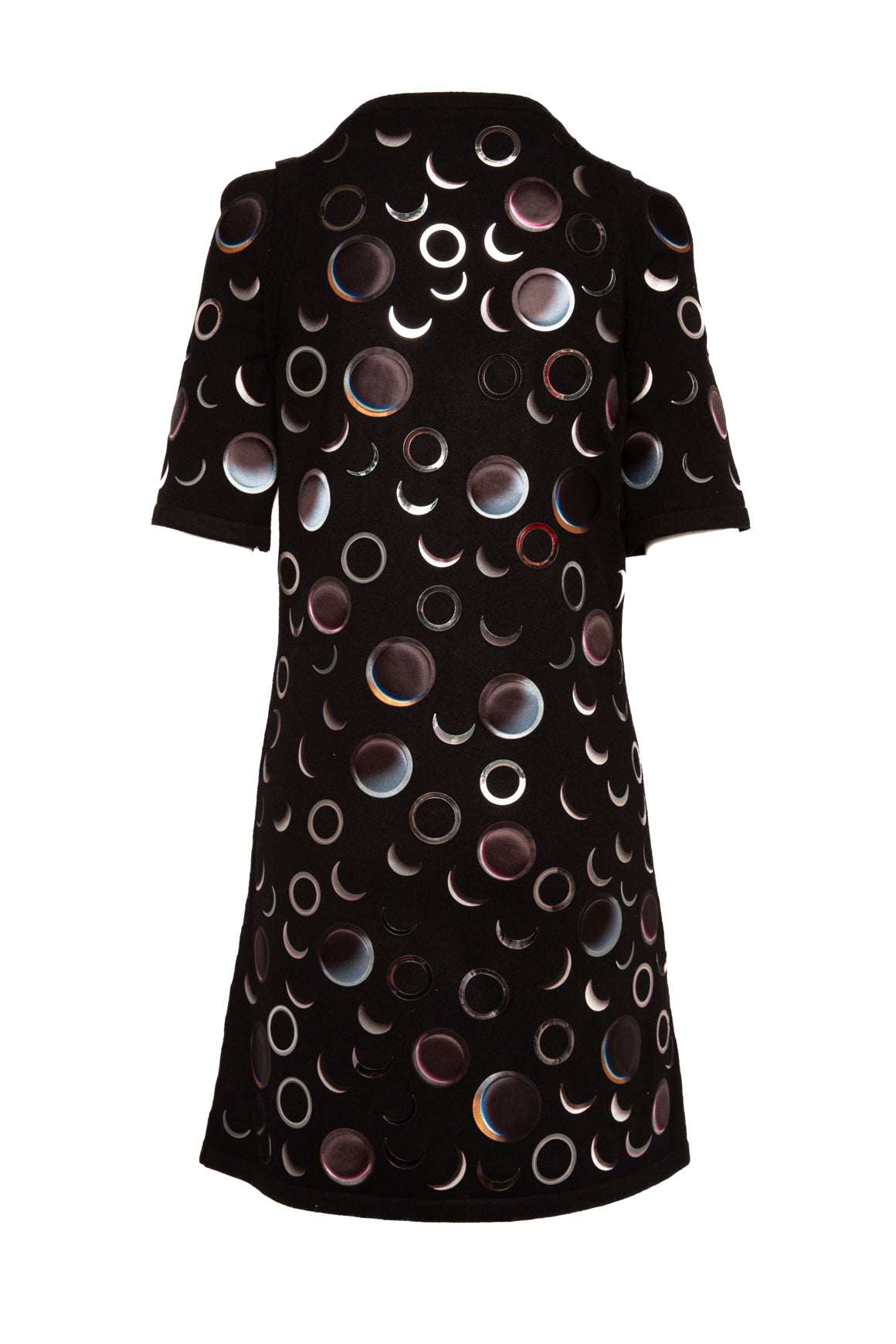 CHANEL Black Short Sleeve Moon Phase Dress (SZ. 6)