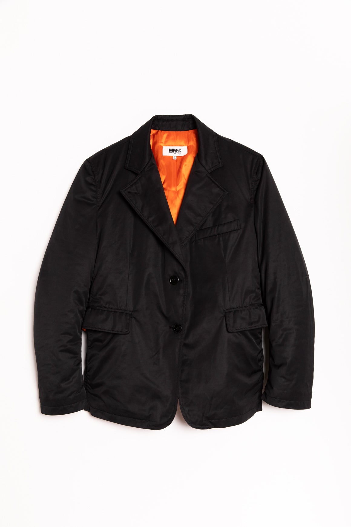 MM6 Black Puffer Blazer