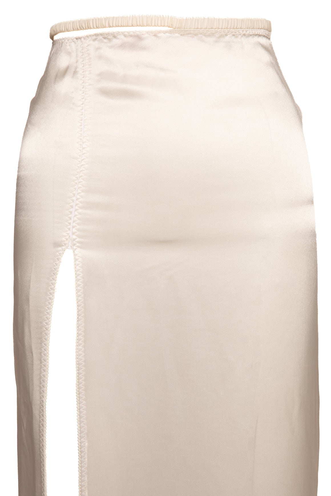 ANNA OCTOBER White Satin Top & Midi Skirt Set (Sz. 2)